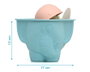 KioKids - Set de Seau de Plage Éléphant - 6 Pièces avec Seau, Râteau, Pelle, Arrosoir et 3 Moules Animaux - Jouet de Sable Multicolore pour Enfant +18 Mois