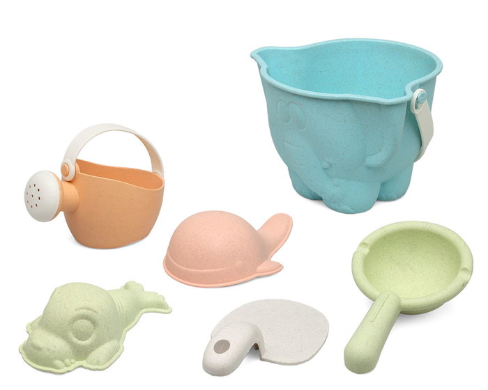 KioKids - Set de Seau de Plage Éléphant - 6 Pièces avec Seau, Râteau, Pelle, Arrosoir et 3 Moules Animaux - Jouet de Sable Multicolore pour Enfant +18 Mois KioKids - Set de Seau de Plage Éléphant - 6 Pièces avec Seau, Râteau, Pelle, Arrosoir et 3 Moules Animaux - Jouet de Sable Multicolore pour Enfant +18 Mois