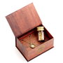 THE CARAT SHOP Set de collier pendentif et boucles d'oreilles Harry Potter en alliage de zinc doré hypoaallergénique avec fiole de potion