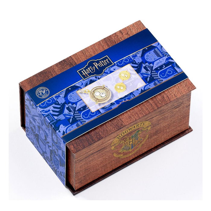 THE CARAT SHOP Harry Potter Collier et Boucles d'oreilles Hermoine Potions Time Turner (Doré)