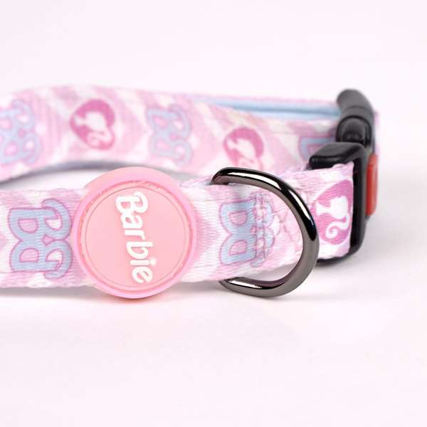 Cerda Collar pour chien taille XXS/XS Barbie T1XXS, couleur rose - Accessoire pour petit chien