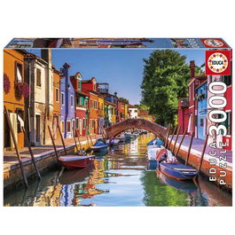 Educa Puzzle 3000 pièces - Burano - À partir de 14 ans