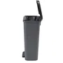 Curver Compatta Poubelle à pédale 50 L Gris anthracite Polypropylène