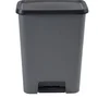 Curver Compatta Poubelle à pédale 50 L Gris anthracite Polypropylène
