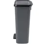 Curver Compatta Poubelle à pédale 50 L Gris anthracite Polypropylène