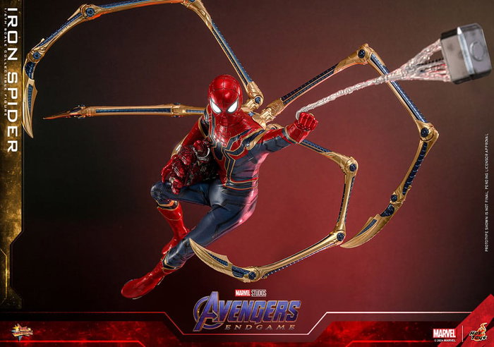 Hot Toys Avengers: Endgame Movie Masterpiece Iron Spider 28 cm