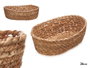Giftdecor Cesto Ovalado 26x16x8 cm Naturel en Fibre de Totora (Set de 24)