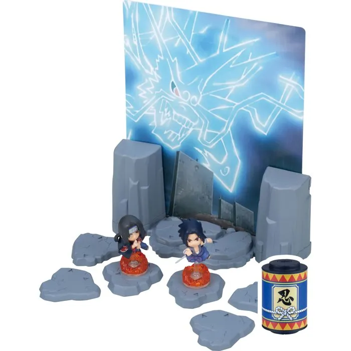 Epoch Games Naruto Shippuden Sasuke vs Itachi - Jeu de duel avec 2 figurines Epoch Games Naruto Shippuden Sasuke vs Itachi - Jeu de duel avec 2 figurines