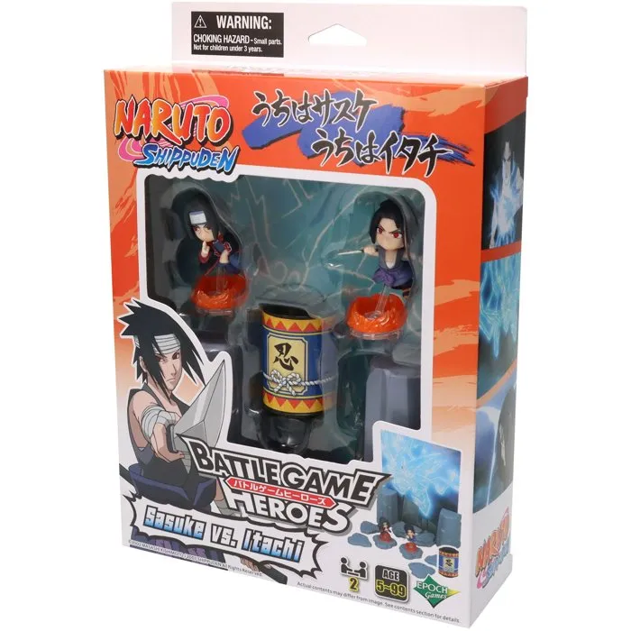 Epoch Games Naruto Shippuden Sasuke vs Itachi - Jeu de duel avec 2 figurines Epoch Games Naruto Shippuden Sasuke vs Itachi - Jeu de duel avec 2 figurines