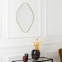 Home Deco Factory Miroir Mural Doré 44x60 cm