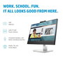 HP E24m G4 - Écran PC conférence 23,8" Full HD IPS avec webcam 5MP, haut-parleurs, micros et USB-C (65 W)