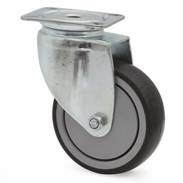 TENTE Roue pivotante NAVARA PL 2470 Ø100 avec bande caoutchouc