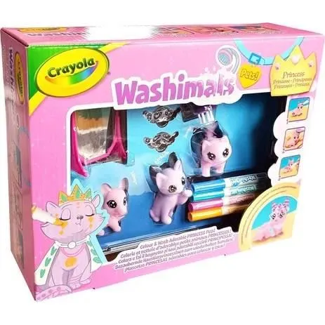Crayola Washimals Pastel Princess Pets Coloriage Animaux Pastels à Personnaliser dès 3 ans