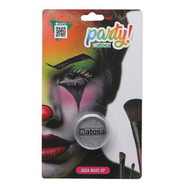 Maquillage cosmétique peinture à l'eau argenté effet métallisé - Palette 3g - Idéal pour déguisement et détails