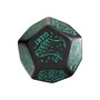 Viridian Jumbo dé Monster Generator Die D12 Noir