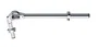 PEARL Support pour Timbre Extra Court Chromé - Dimension 54x15x6 cm