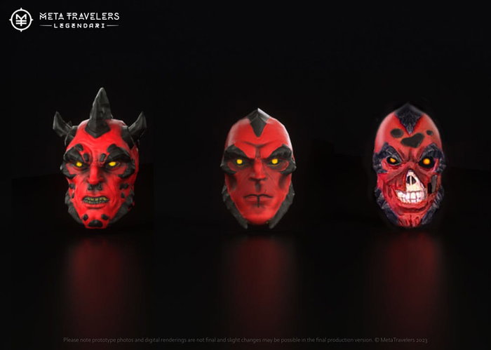 Legendari accessoires Nibiru Villains Head Pack Legendari accessoires Nibiru Villains Head Pack