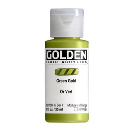 Golden Couleurs Acryliques Or Vert 30 ml