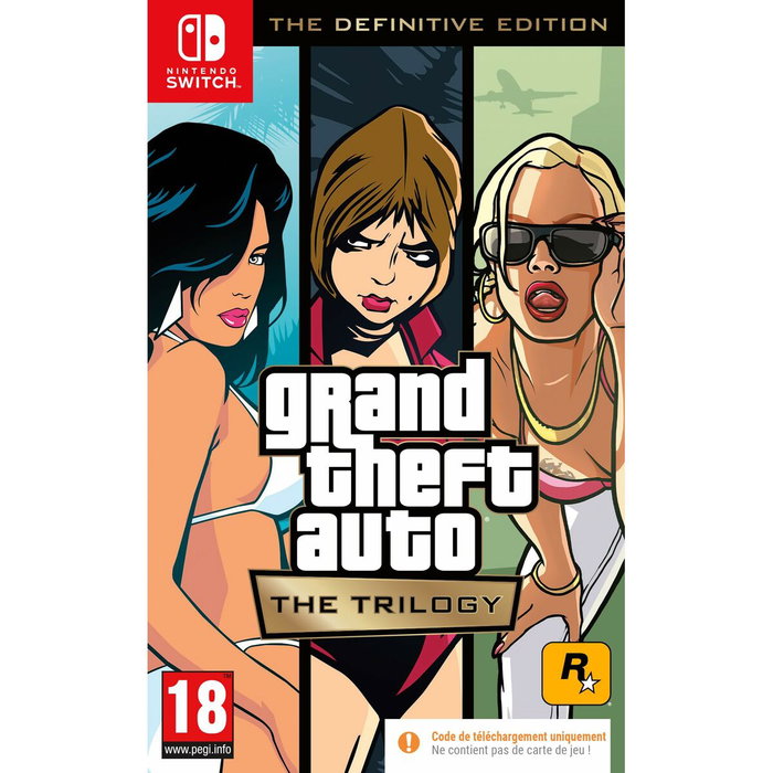 Rockstar Games GTA The Trilogy - The Definitive Edition Nintendo Switch (Code in a box) inevitable