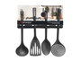 Kinvara Set de 4 ustensiles de cuisine noirs 29,5 x 32 x 8,5 cm en plastique PBT (Set de 12)