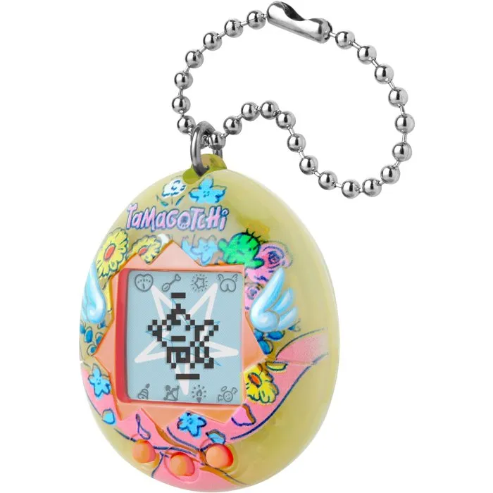 Tamagotchi - BANDAI Tamagotchi Original Angel Bouquet - Animal électronique virtuel avec écran couleur, 3 boutons et jeux