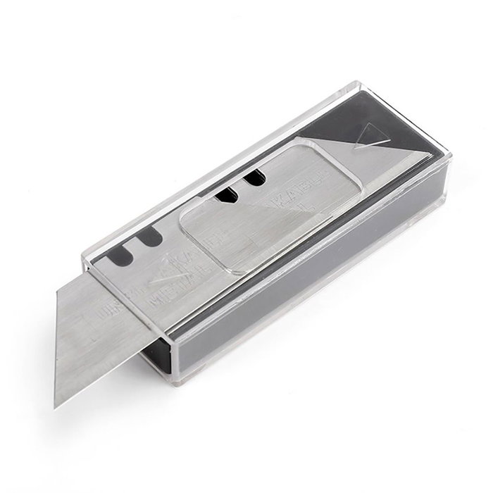 Workpro Lot de 10 lames de cutter trapézoïdales Workpro Lot de 10 lames de cutter trapézoïdales