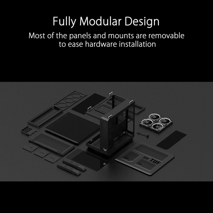 Boîtier ATX semi-tour Asus 90DC0090-B19020 Noir