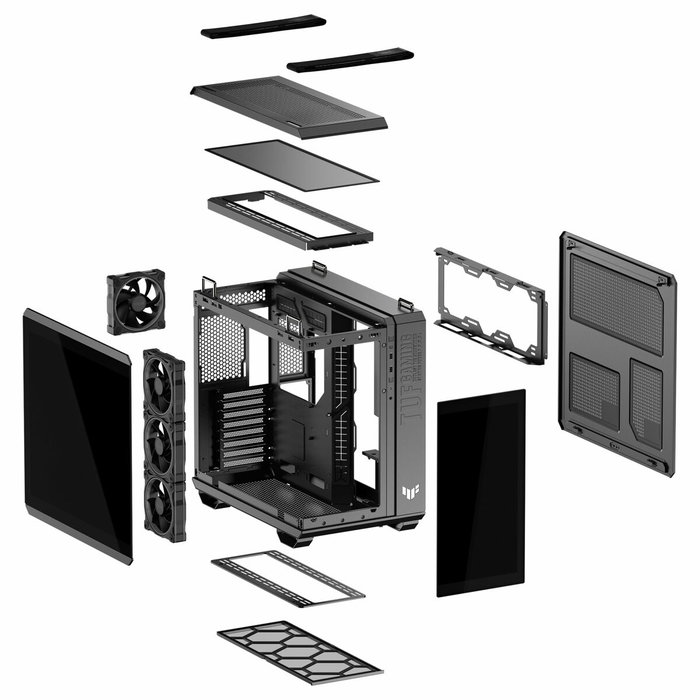 Boîtier ATX semi-tour Asus 90DC0090-B19020 Noir