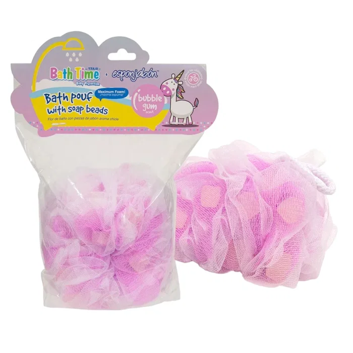 Esponjabon Savon et éponge 2-en-1 Bubble Gum Esponjabon Savon et éponge 2-en-1 Bubble Gum