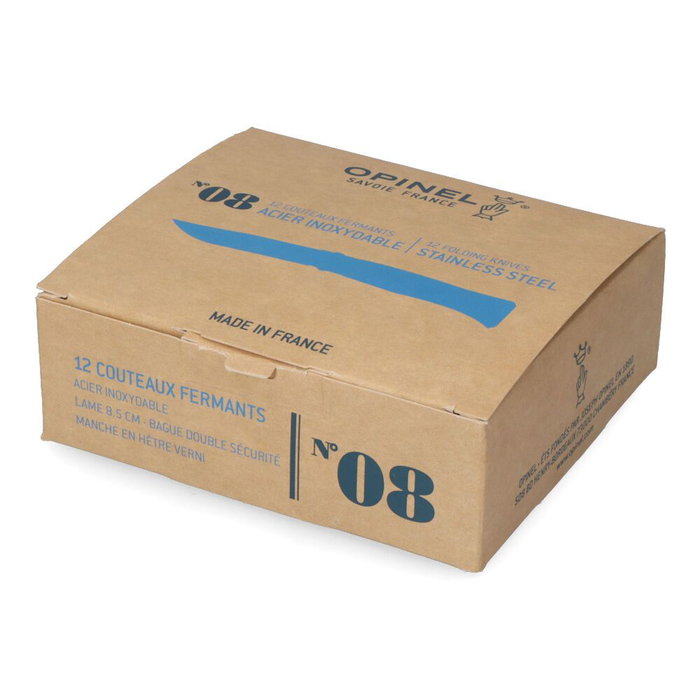 Couteau Opinel Nº8 8,5 cm Acier inoxydable Bois de hêtre Couteau Opinel Nº8 8,5 cm Acier inoxydable Bois de hêtre