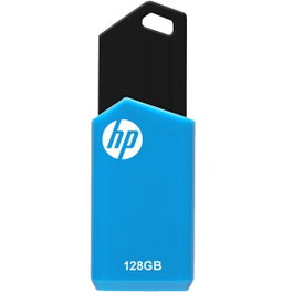 HP Clé USB 2.0 V150W 128 Go - Stockage Portable avec Design Coulissant Sans Capuchon