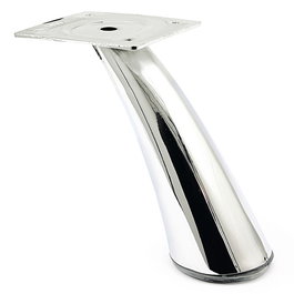 Q&Q Antea H135 Pied de table en métal chromé