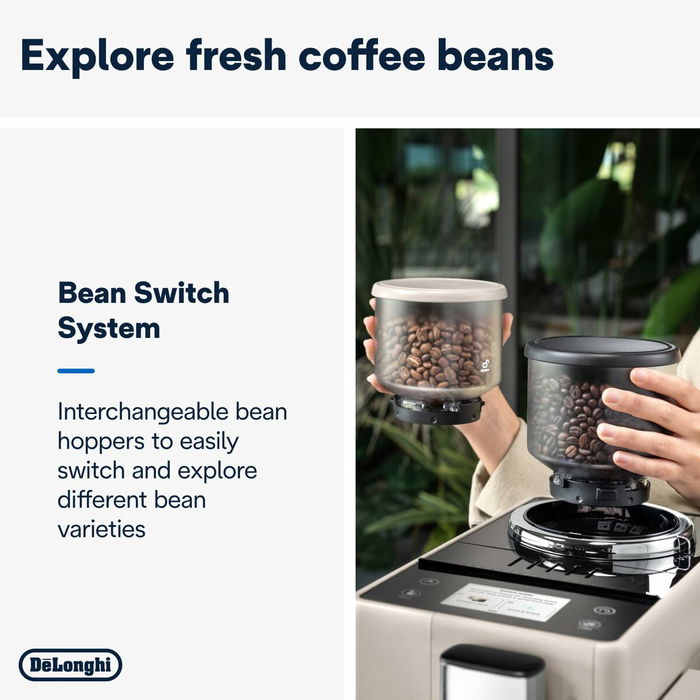 Cafetière superautomatique DeLonghi EXAM 440.55.BG Noir Argenté 1450 W 19 bar 1,2 L