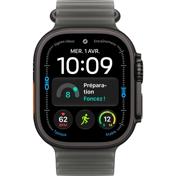 Apple Watch Ultra 4 49mm GPS+5G Ocean Noir translucide