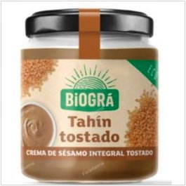 BIOGRA Tahin de sésame complet torréfié 200Gr Bio - Tartinade biologique