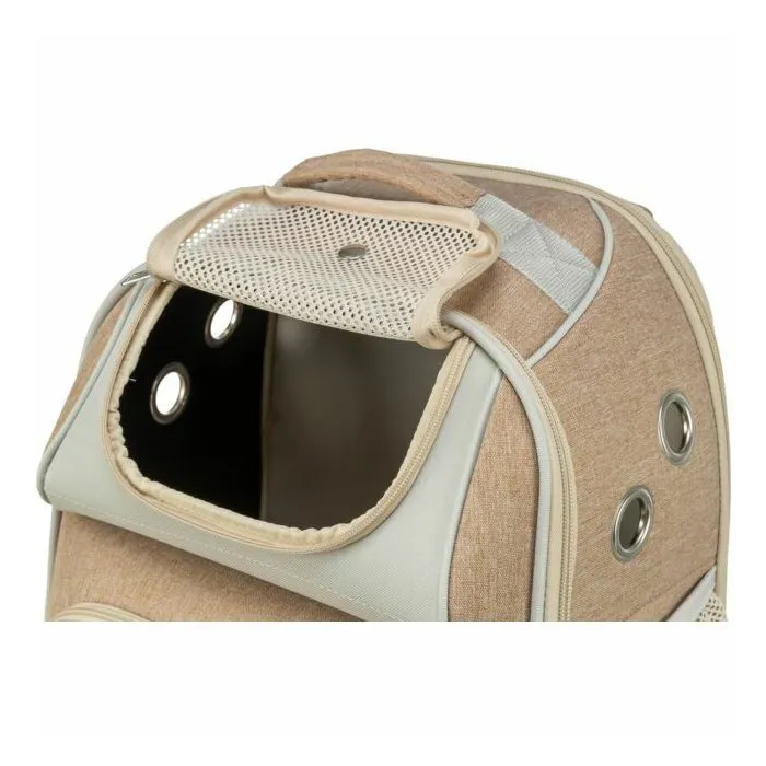 Trixie Sac a dos transport Willow beige brun