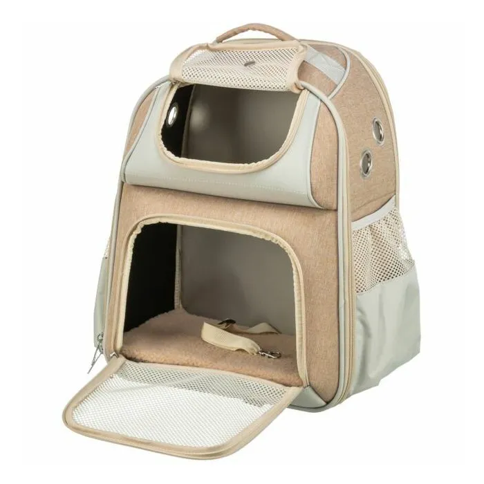 Trixie Sac a dos transport Willow beige brun