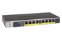 Netgear Switch Ethernet Gigabit Non-Managé 8 Ports avec PoE+ - 8 x 10/100/1000 Mbps, Budget PoE 60 W (30 W par Port), Montage Flexible, Sans Ventilation