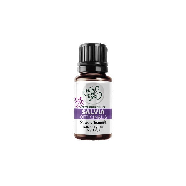 HERBES DEL MOLI Huile essentielle Salvia Officinalis ECO 10 ml