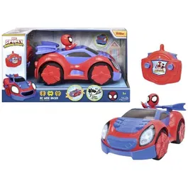 Simba Voiture radiocommandée Spidey - 1/18 - 27 cm - Fonction Turbo - Recharge USB - 2,4 GHz - 3 ans et plus