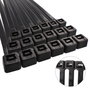 WOLFPACK LINEA PROFESIONAL Colliers de serrage en nylon noir 7,8 x 540 mm (100 unités)