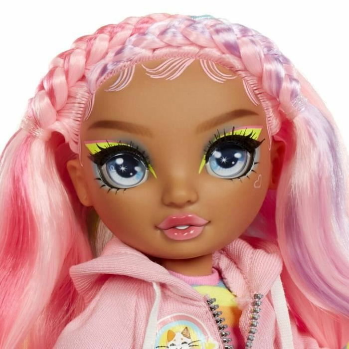 Rainbow High Sparkle & Shine - Rosetta - Poupée Rose avec jambes pailletées