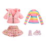 Rainbow High Sparkle & Shine - Rosetta - Poupée Rose avec jambes pailletées
