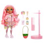 Rainbow High Sparkle & Shine - Rosetta - Poupée Rose avec jambes pailletées