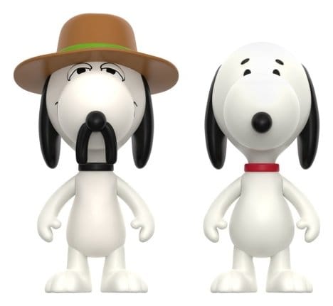Super7 Peanuts ReAction pack 2 figurines Snoopy & Spike 10 cm