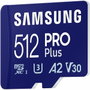 Samsung MB-MD512SA/EU Carte Micro SD 512 Go Bleu marine