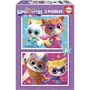 Educa - Puzzle SuperKitties - Coffret de 2 puzzles de 20 pièces - Multicolore - Pour enfants à partir de 3 ans