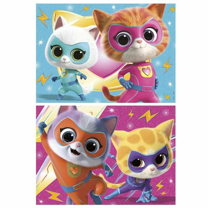Educa Puzzle SuperKitties (2 x 20 pièces)