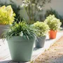 EDA - Pot de fleur Rond Toscane Ø 60 cm - 76 L - Orange Terre Battue - Intérieur/Extérieur