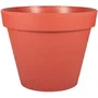 EDA - Pot de fleur Rond Toscane Ø 60 cm - 76 L - Orange Terre Battue - Intérieur/Extérieur